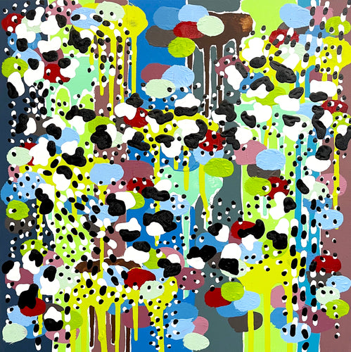 Classic Dripping Distortion with Blue